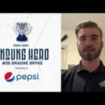 Graeme Bryks wins the Unsung Hero Award presented by Pepsi Canada