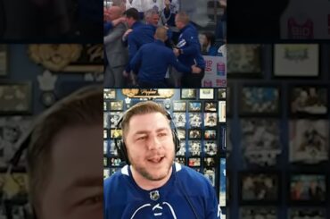 Steve Dangle Reacts To The Maple Leafs Moving On To The 2nd Round 🎉