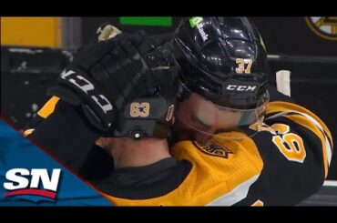 Panthers And Bruins Exchange Handshakes Following Florida's Game 7 Victory