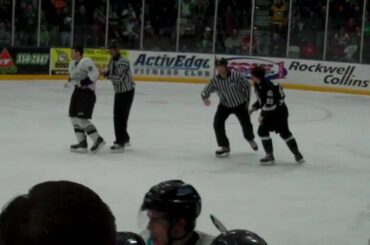 Johnnie Searfoss vs. Jayson Megna USHL Feb. 27 2010 fight