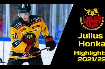 Julius Honka highlights 2021/2022 Luleå Hockey