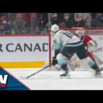 Jared McCann Buries Marcus Johansson's Spinning Pass With A Sweet Wrist Shot