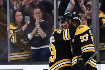 Bergeron gets emotional after historic season ends