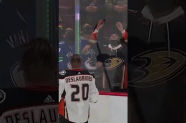 Nicolas Deslauriers Gets Pranked By Vancouver Canucks Fans