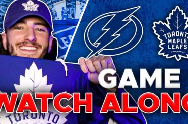 Maple Leafs vs Tampa Bay Lightning Game 1 LIVE Watch Along & Post Game Reaction | Round 1 REACTION