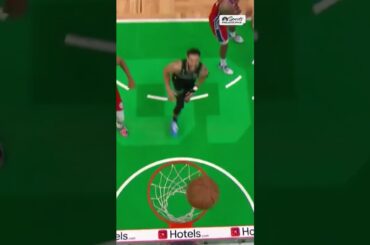 Whoops 😬🥋🤚 ... P.J. Tucker accidentally drills Jayson Tatum below the belt 😳