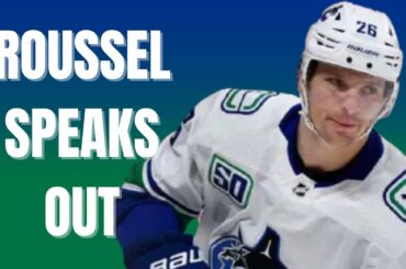 Canucks news: Antoine Roussel speaks out, Travis Hamonic staying put