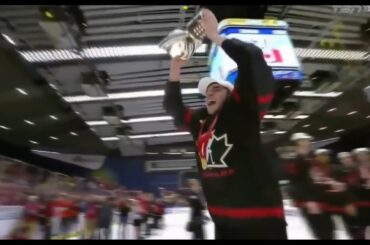 Liam Foudy and Team Canada Receive Their Gold Medals (2020 WJC Final)