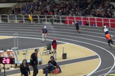 2018-01-20 GMU at VMI Men's 200m Tyler Benson