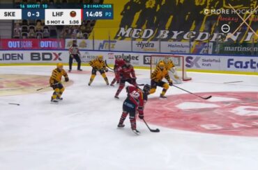 Nils Lundkvist 1st goal of the PLAYOFFS SHL 2020/21 Luleå HF