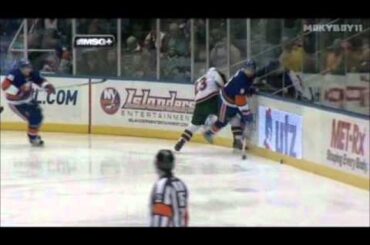 Trevor Gillies Hit On Cal Clutterbuck