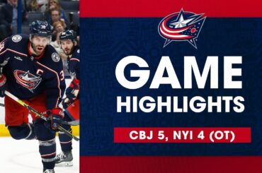 Boone Jenner's GAME-WINNER secures the OT victory for the Blue Jackets | Game Highlights (3/24/23)