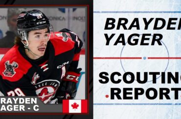 BRAYDEN YAGER Highlights 2023 NHL Draft Prospect