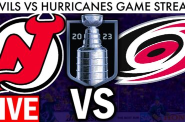 DEVILS VS HURRICANES GAME 1 LIVE STREAM! (NHL Playoffs / 2023 Stanley Cup Stream Free/News Today)