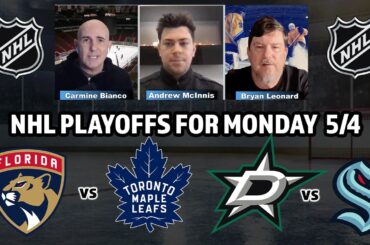 NHL Playoff Predictions & Picks Today | Maple Leafs vs Panthers | Stars vs Kraken | Puck Time May 4