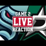 Seattle Kraken at Dallas Stars Game 2 LIVE fan reaction and play by play!