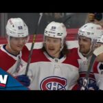 Canadiens' Michael Pezzetta Breaks Loose And Bats In His Own Rebound Mid-Air To Open The Scoring