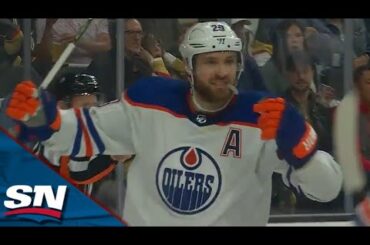 Leon Draisaitl Completes The Hat Trick With Game-Tying Goal In Game 1