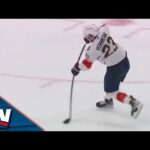 Panthers' Carter Verhaeghe Shows Off Sweet Release To Beat Maple Leafs' Ilya Samsonov On Breakaway