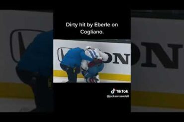 DIRTY HIT BY EBERLE ON COGLIANO