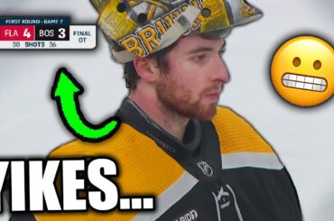 THIS Is Why The Bruins Choked... (Linus Ullmark INJURED vs Panthers/Highlights/News 2023)