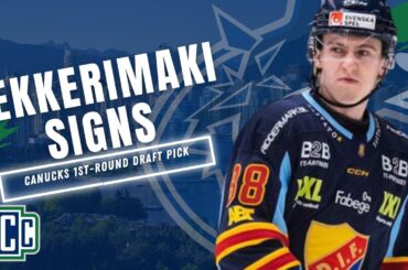 JONATHAN LEKKERIMAKI SIGNS ELC WITH THE CANUCKS