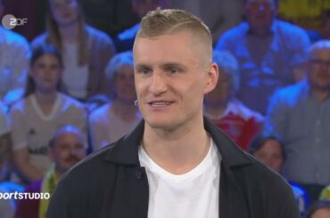 Moritz Müller (Kölner Haie) und Nico Sturm (San Jose Sharks) im aktuellen Sportstudio