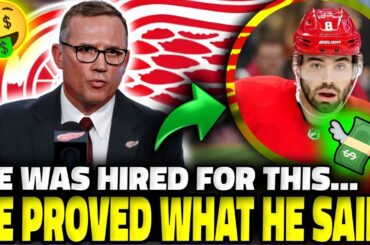 🛑[HE KNOWS WHAT HE NEEDS TO DO!] - RED WINGS NEWS TODAY!