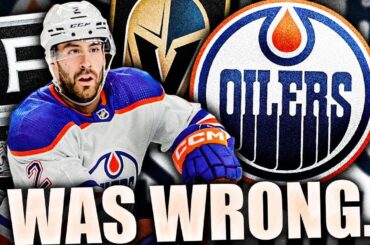 I Was SO WRONG About Evan Bouchard… (Re: Edmonton Oilers VS Vegas Golden Knights, McDavid—Draisaitl)