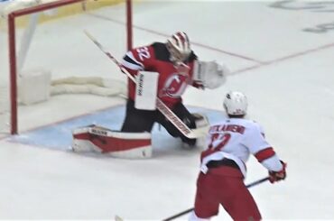 Brady Skjei Rips This One Up High For The 4-4 Tie In New Jersey