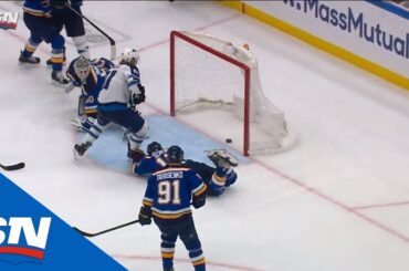 Kyle Connor Makes No Mistake Up Close To Down Blues In OT