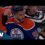 Scrum Breaks Out Between Oilers And Golden Knights After Evander Kane Cross-Checks Alex Pietrangelo