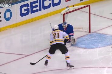 Alexandar Georgiev Saves from 6-2 New York Rangers Win vs. Bruins