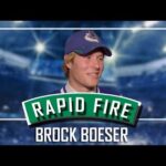 Canucks Rapid Fire with Brock Boeser