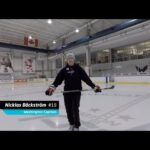 Nicklas Bäckström testing the Marsblade Ice Holder