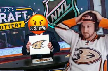 Ducks Fan REACTION to the NHL Draft Lottery...(2023)