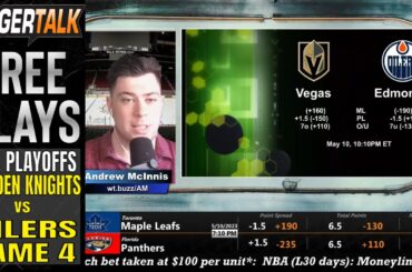 Edmonton Oilers vs Vegas Golden Knights Game 4 Predictions | NHL Playoff Betting Advice May 10