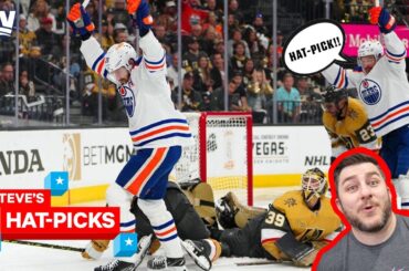 NHL Plays Of The Week: DRAISAITL SCORED HOW MANY GOALS IN ONE PLAYOFF GAME!? | Steve's Hat-Picks