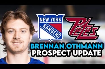 Brennan Othmann New York Rangers Prospect Update | Going To OHL FINALS!