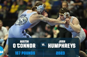 Austin O'Connor vs. Josh Humphreys — 157 LB Semifinals - 2023 NCAA Wrestling Championships