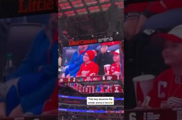 The crowd made this kid’s day at the Red Wings game 🙌 | #shorts