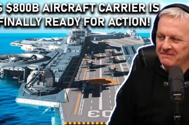 Americas $800B Aircraft Carrier Is Finally Ready For Action REACTION | OFFICE BLOKES REACT!!