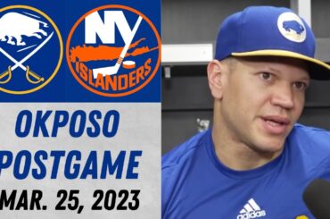 Kyle Okposo Postgame Interview vs New York Islanders (3/25/2023)