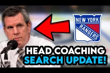 New York Rangers Head Coaching Search Update!