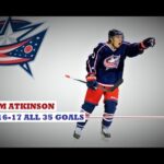 Cam Atkinson (#13) ● ALL 35 Goals 2016-17 Season (HD)