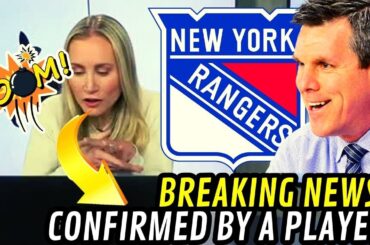 💥 TODAY'S LATEST NEWS FROM THE NEW YORK RANGERS! BREAKING NEWS!! CONFIRMED BY A PLAYER! NHL!