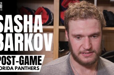 Sasha Barkov Reacts to Florida Panthers Series Win vs. Toronto Maple Leafs | Florida Post-Game