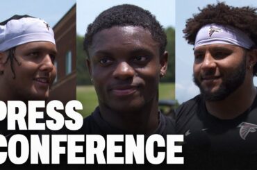 Bergeron, Gwyn, and Phillips III speak after rookie minicamp practice | Press Conferences