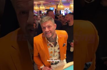 Conor McGregor plays roulette in Vegas while talking about a Ryan Garcia vs Gervonta Davis rematch