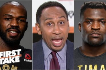 Stephen A. would declare Jon 'Bones' Jones the greatest ever if he beat Francis Ngannou | First Take